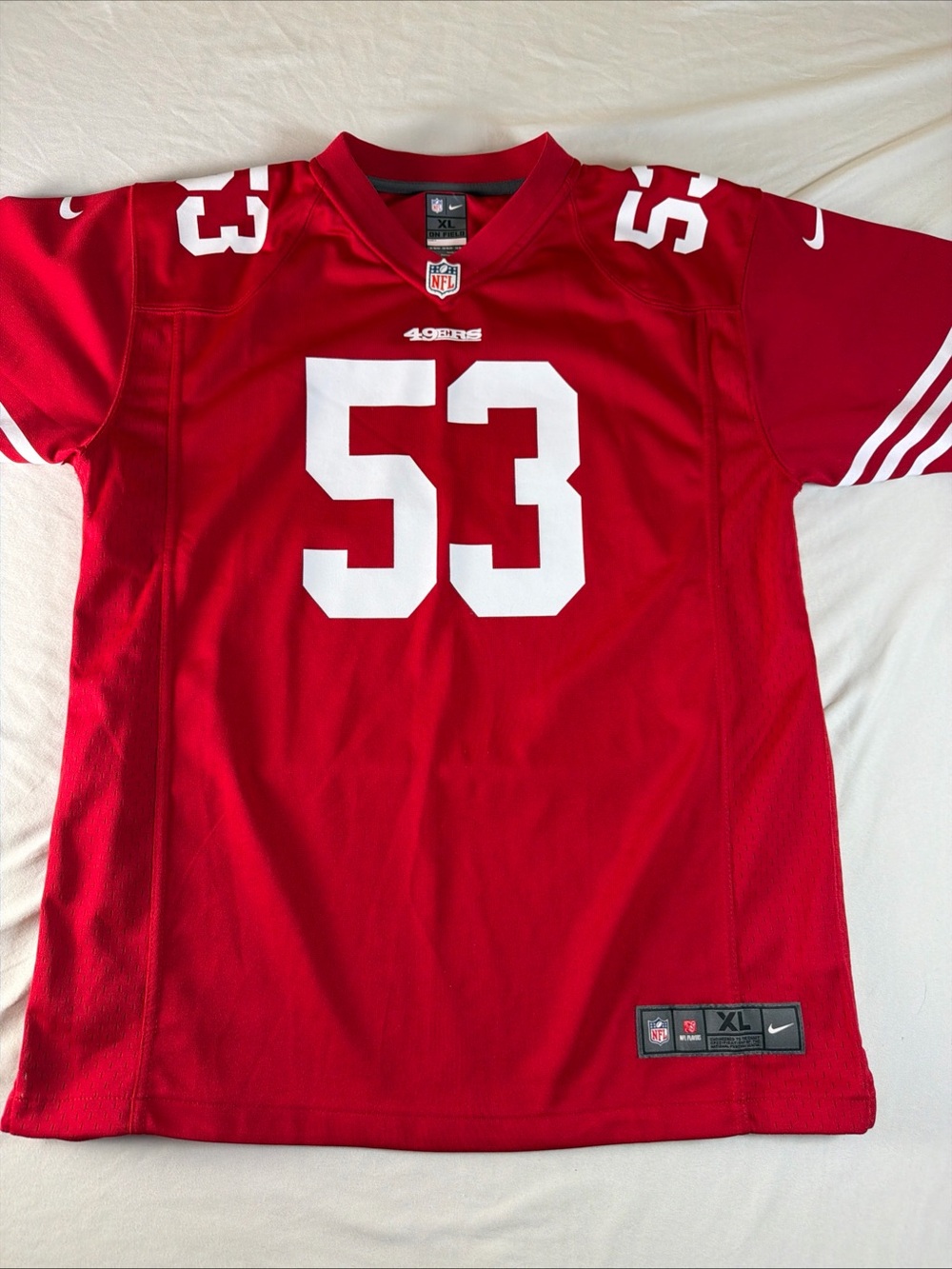 Nike on field Bowman Kids NFL 49ers Jersey